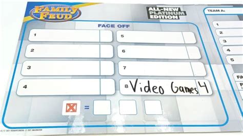 Family Feud Platinum Edition Board Game: Rules and .
